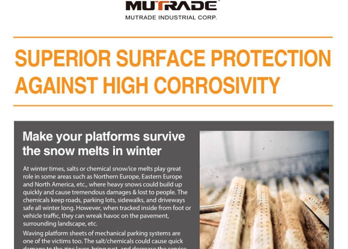 Protección superior de la superficie contra la alta corrosividad