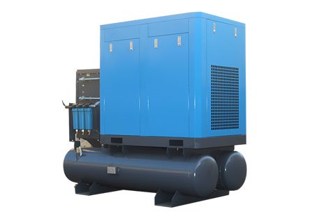 All in one screw air compressor