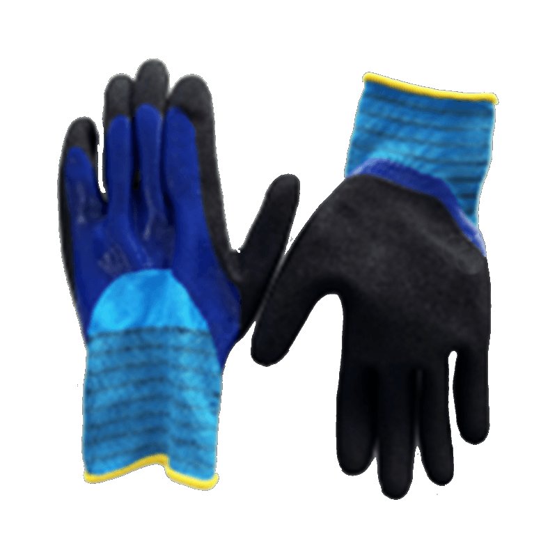 double dipped|full nitrile coating|oil proof|wet and oil work glove